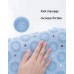 laccivo Non-Slip Shower Mat with Suction Cups – Anti-Bacterial, Quick-Drain Design for Safe Showering